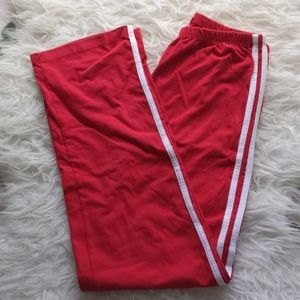 NWT Pacsun | John Galt Red & White Sweatpants